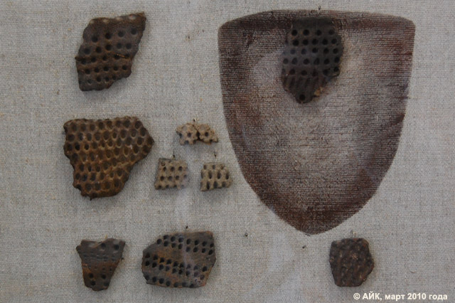 Музей истории Обнинска: фрагменты сосуда с ямочно-гребенчатым орнаментом