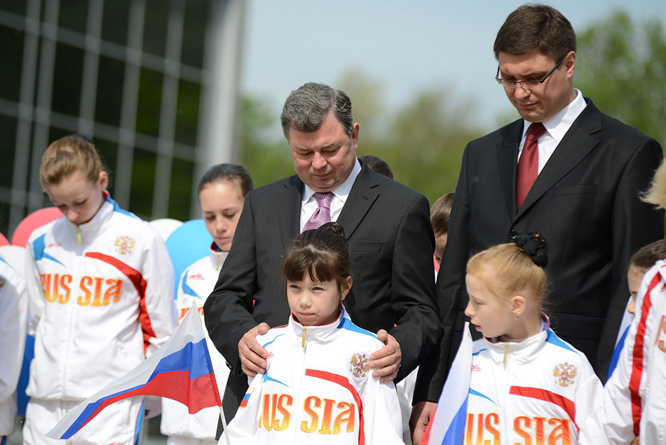В Обнинске состоялась церемония открытия спортивного комплекса «Олимп»