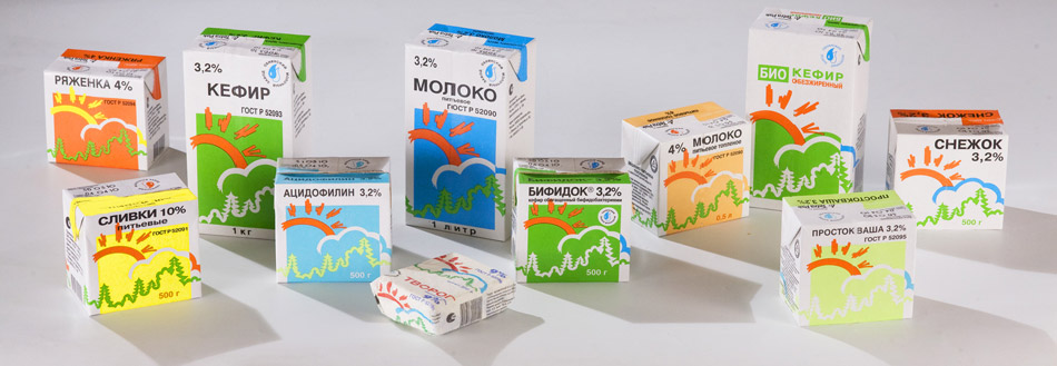 Продукция Обнинского молочного завода