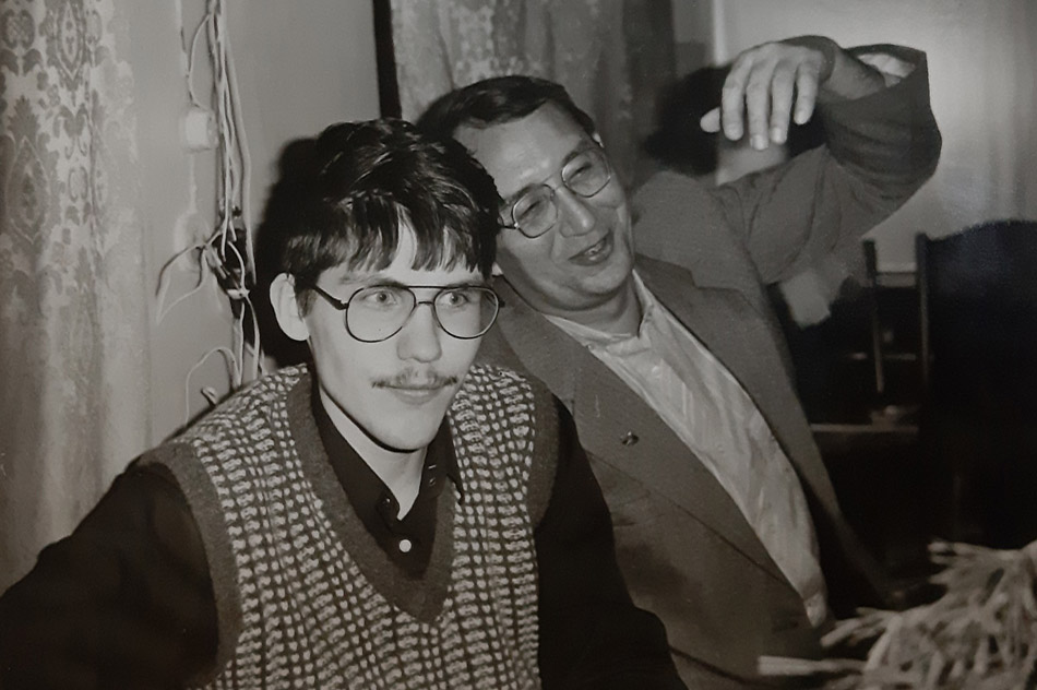 Алексей Геннадиевич Назаров и Алексей Васильевич Хабенко в декабре 1989 года