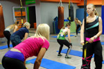 Золушка на групповых занятиях у тренера Марии Емельяновой в фитнес-центре «Fox Fitness» (26 октября 2016 года)