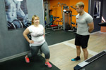 Вторая тренировка Золушки в фитнес-центре «Fox Fitness» с тренером Дмитрием Малиновским (17 октября 2016 года)