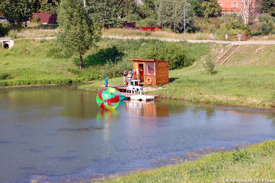 Лодочная станция на Белкинских прудах в городе Обнинске