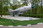 Самолёт «МиГ-21» в городе Обнинске