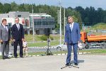 Торжественная церемония открытия самолёта «МиГ-29» в городе Обнинске (29 июля 2016 года)