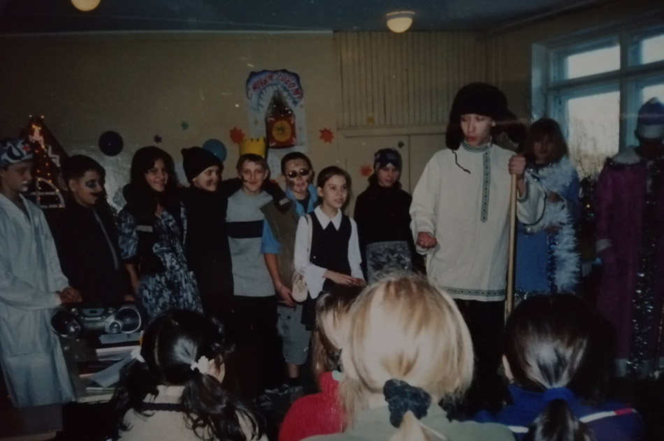 Одно из мероприятий театральной студии «БУФ» в школе №5 в городе Обнинске