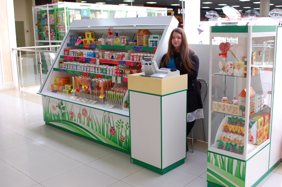 Магазин сладостей «Вкусная помощь» в городе Обнинске