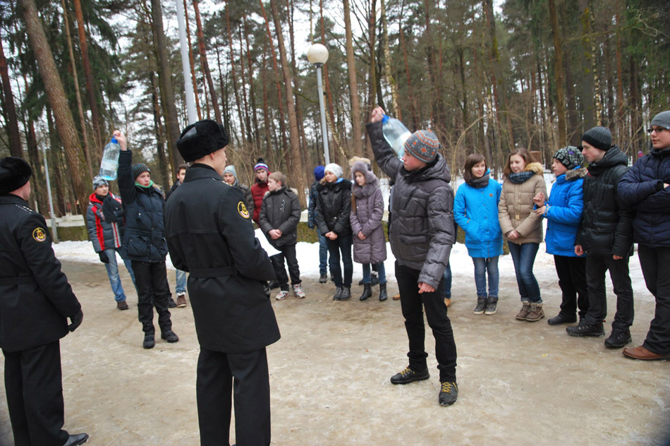 Военно-спортивная игра «Зарница» (15 февраля 2014 года) в городе Обнинске